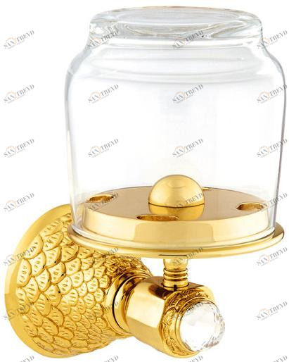 Bronces Mestre Подставка для стакана из латуни с кристаллами сваровски Dragon sun-id-1352735