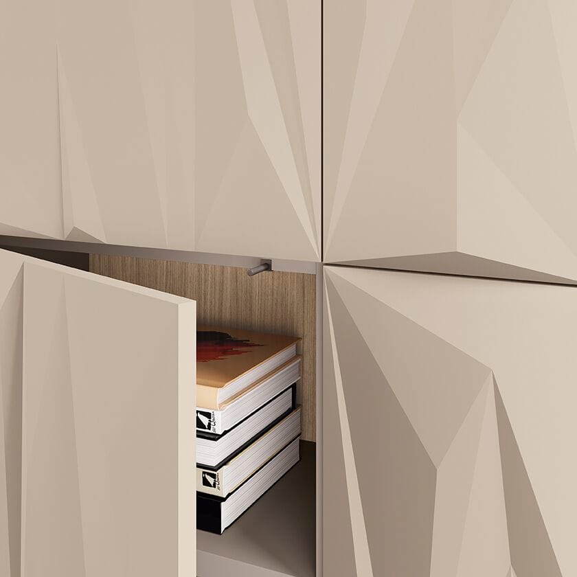 Деревянный секционный книжный шкаф Febal Casa TRENTA ARCH-00000563 - Вид №1