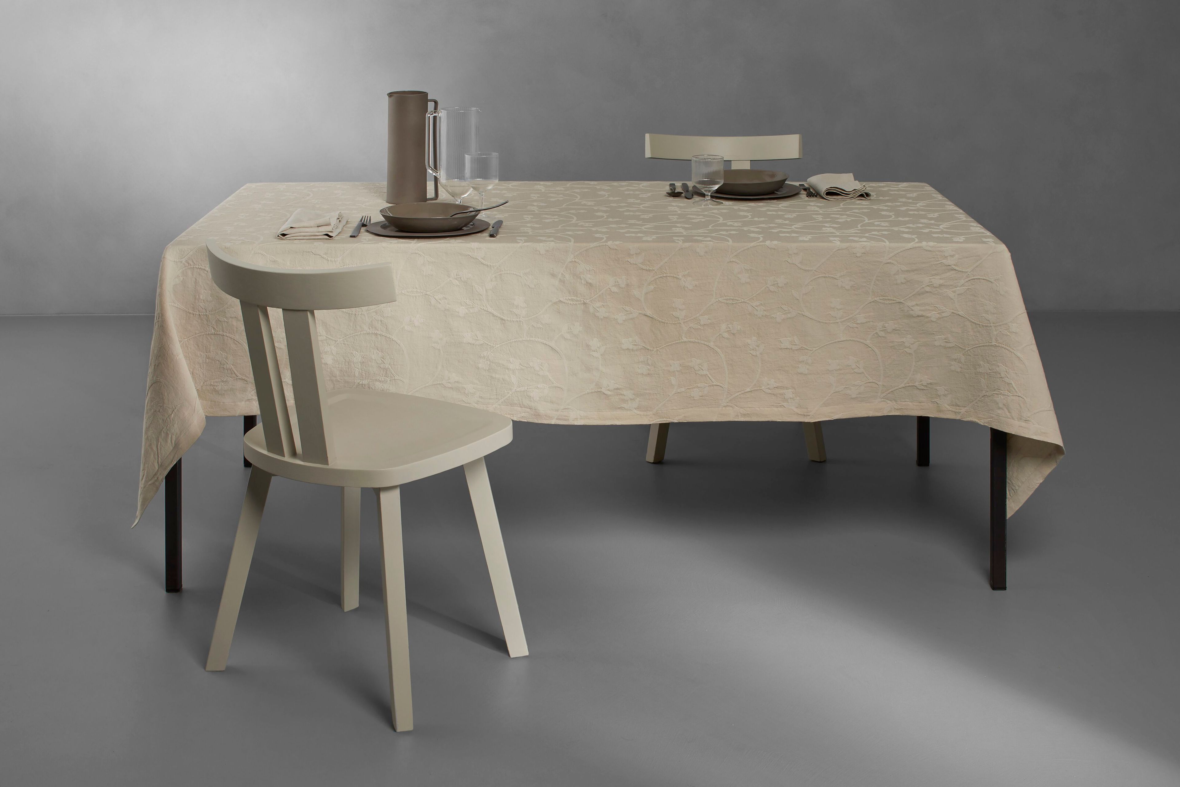 Скатерть из абаки и хлопка Society Limonta FLORIS ARCH-00007403 - Вид №4