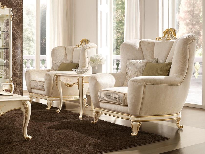 A.R. Arredamenti Кресло из ткани с подлокотниками Ricasoli 981 - Вид №2