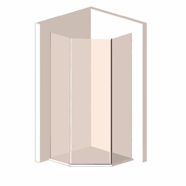 VSP-1S100CLB Душевой уголок Vincea Stresa Santreyd - Вид №2