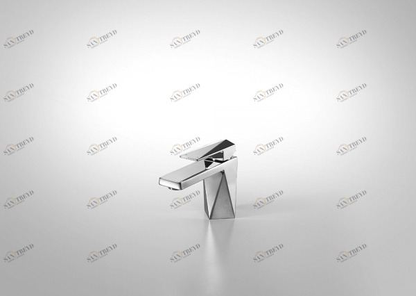 Смеситель для ванной комнаты на раковину низкий ICEBERG F176110C bravat