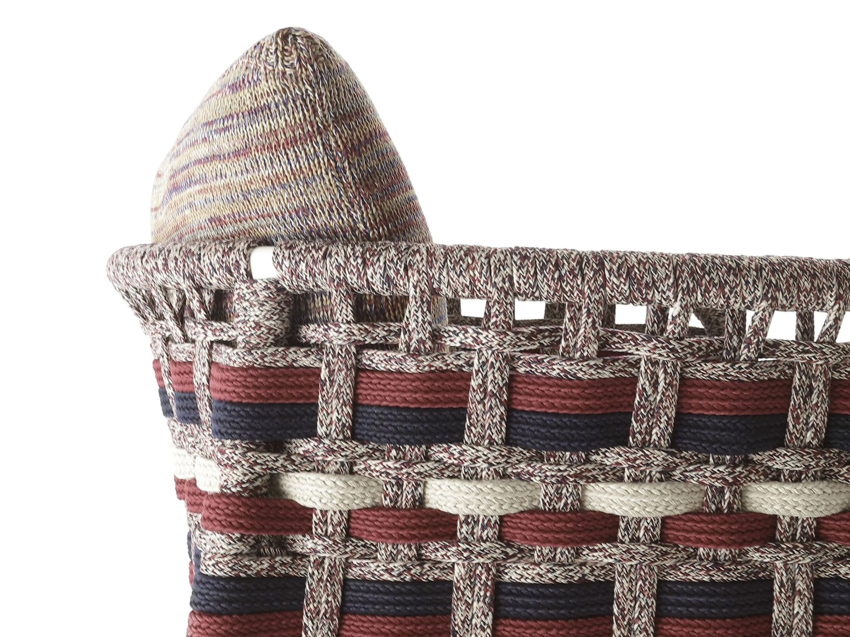 Открытый стул с подлокотниками, плетеный веревками Nodo Italia Antonio Marras + Nodo Italia ARCH-00005153 - Вид №3