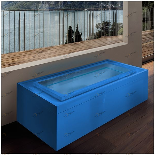 Бассейн Gruppo Treesse Fusion 220 SPA-V8620-G напольный прямоугольный голубой Fusion SPA SPAV8620G