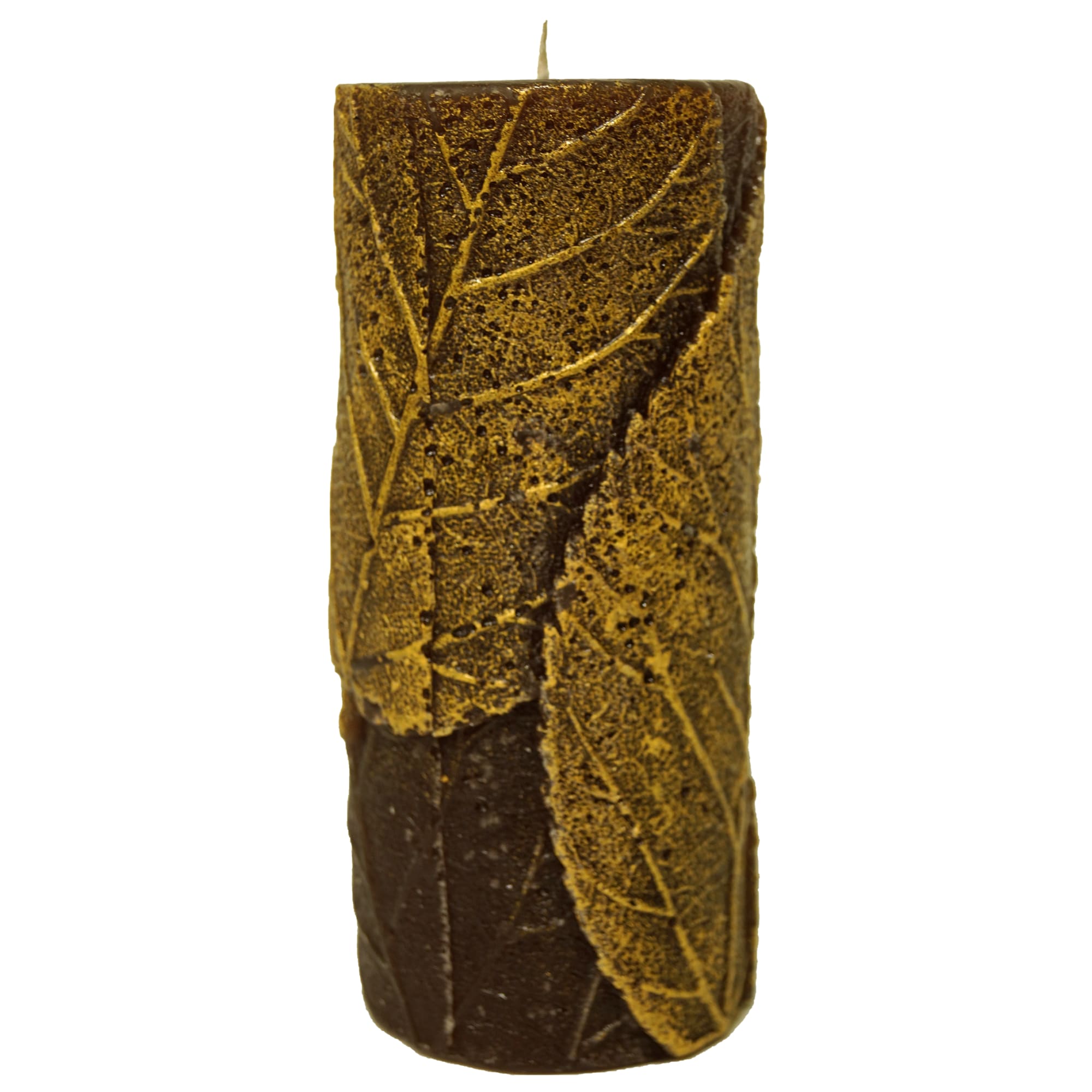 82625961 Свеча «Листопад» большая, цвет золотой Santreyd 