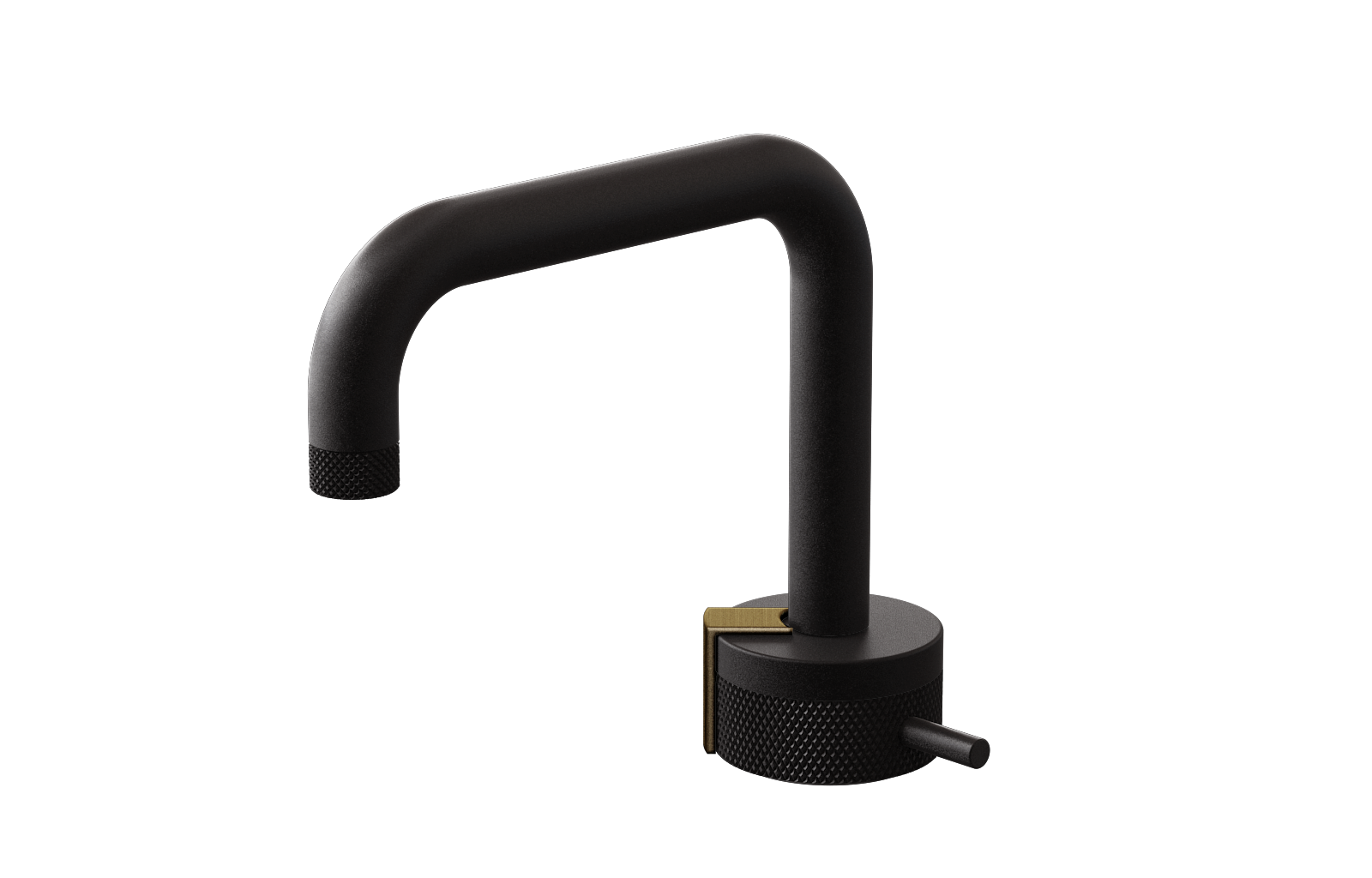 E-11500-R1BK-L2VBB-BK Однорычажный прогрессивный смеситель для раковины - излив 15,3см GRAFF MOD+