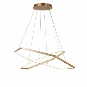 Подвесной светодиодный светильник Favourite Hexagon 2103-14P FAVOURITE ДИЗАЙНЕРСКИЕ, HEXAGON 200249 Золотой