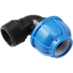 Отвод ПНД Unio ø1"х32 мм наружная резьба