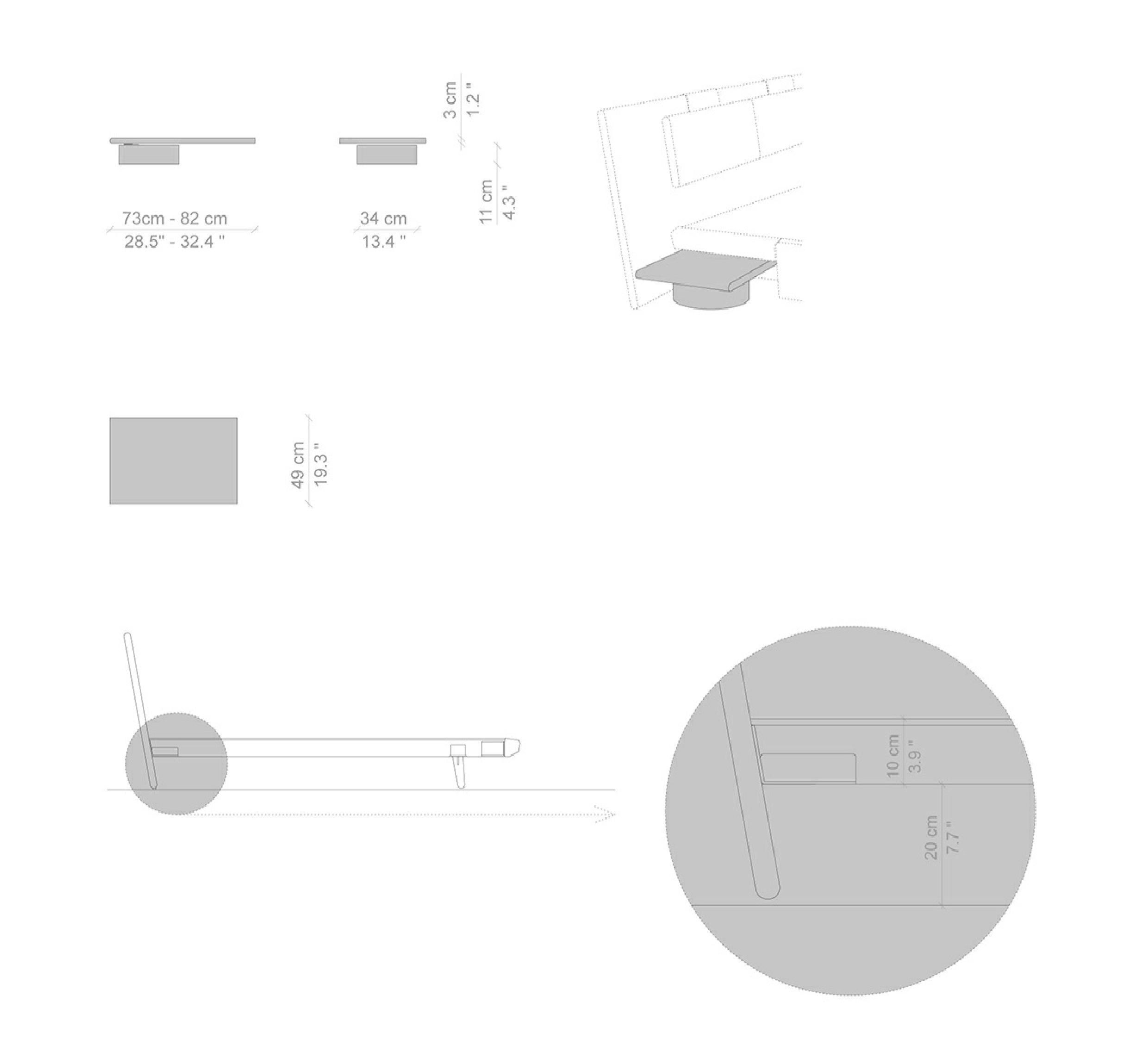 Кровать с изголовьем из ясеня CASSINA ACUTE ARCH-00017163 - Вид №10