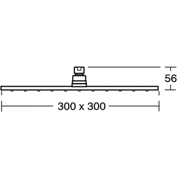 B9844AA Верхний душ Ideal Standard IDEALRAIN PRO  - Вид №1