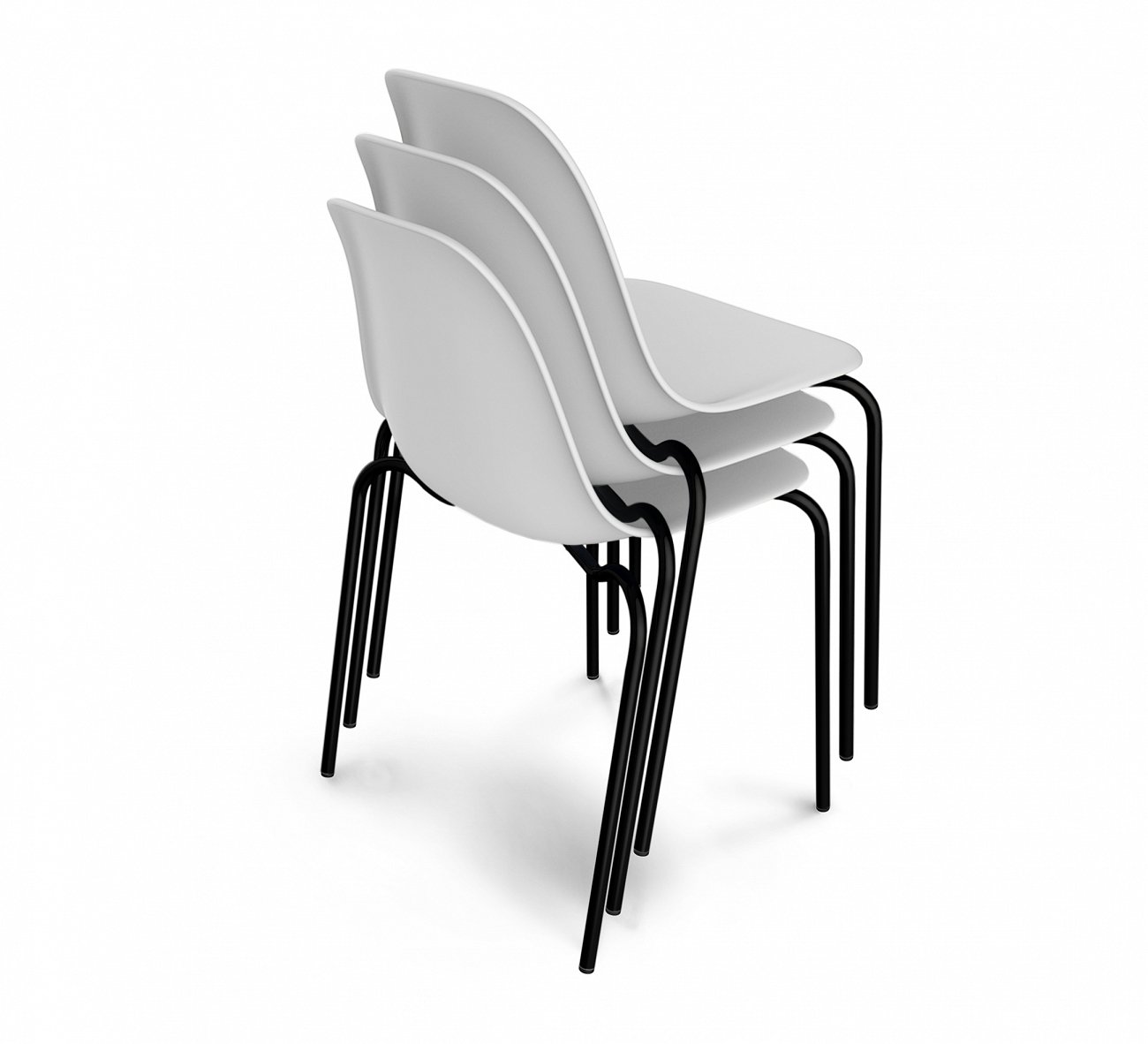 Стул DSR Белый S30 (eames style) SHEFFILTON ДИЗАЙНЕРСКИЕ, EAMES STYLE 015567 Белый  - Вид №4