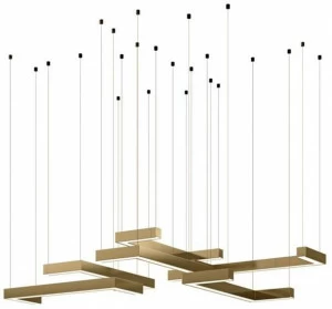 Carpanese Home Подвесной светильник прямого света из металла Contemporary 7975