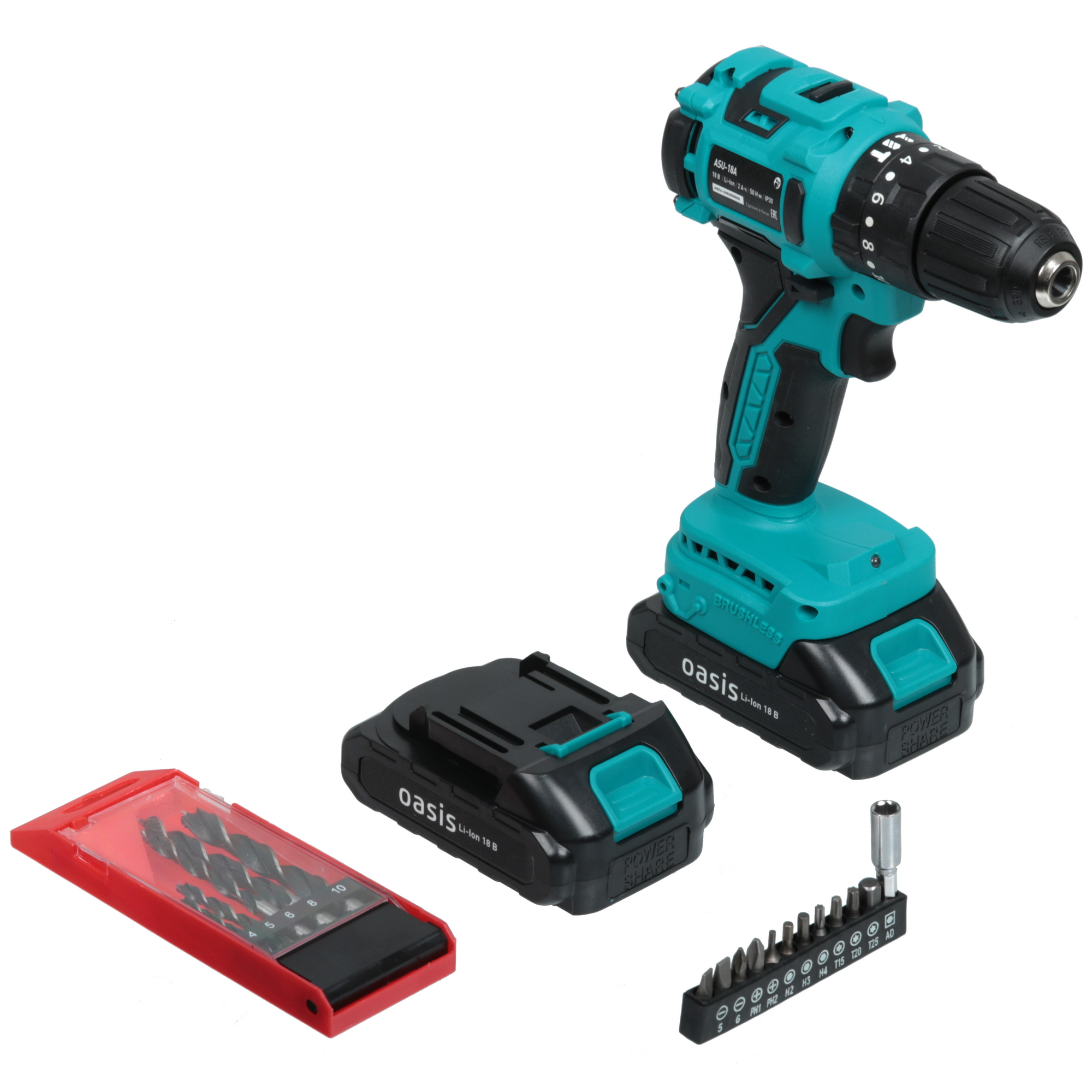 Дрель-шуруповерт Oasis ASU-18A (J) 5480706 STDN-0045654