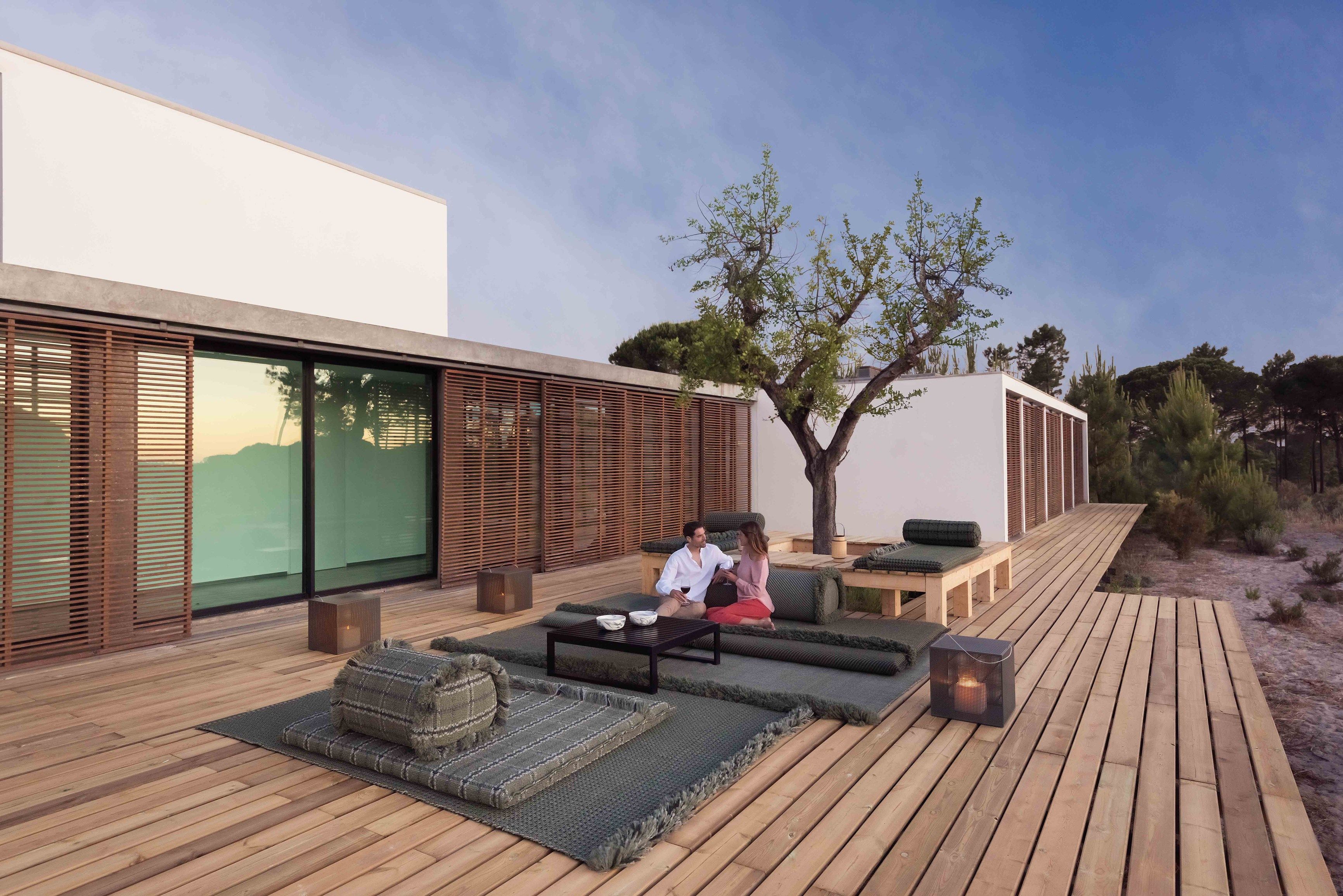 Наружная полипропиленовая цилиндрическая полосатая подушка GAN Garden Layers ARCH-00033057 - Вид №7