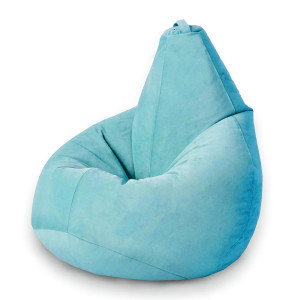 90662723 Мягкое кресло-мешок bm_292 XL Компакт, велюр, ментол STLM-0328020 MYPUFF