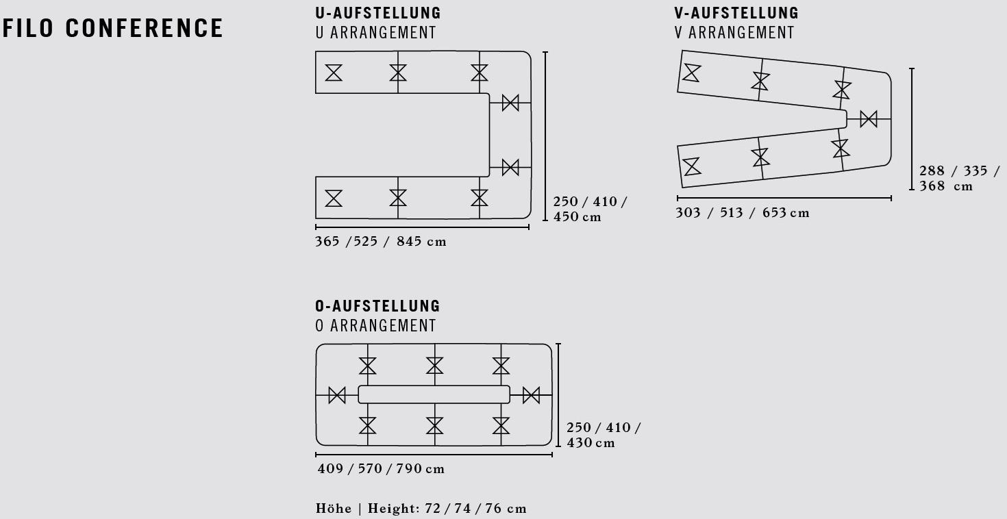 BENE Модульный стол для переговоров из дерева Filo sun-id-1463846 - Вид №7