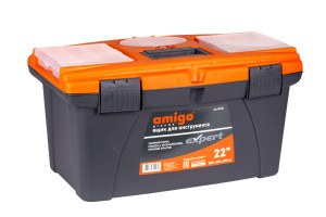 17240832 Ящик для инструмента пластиковый, 22", 56,5х32,5х29 см 74780 AMIGO