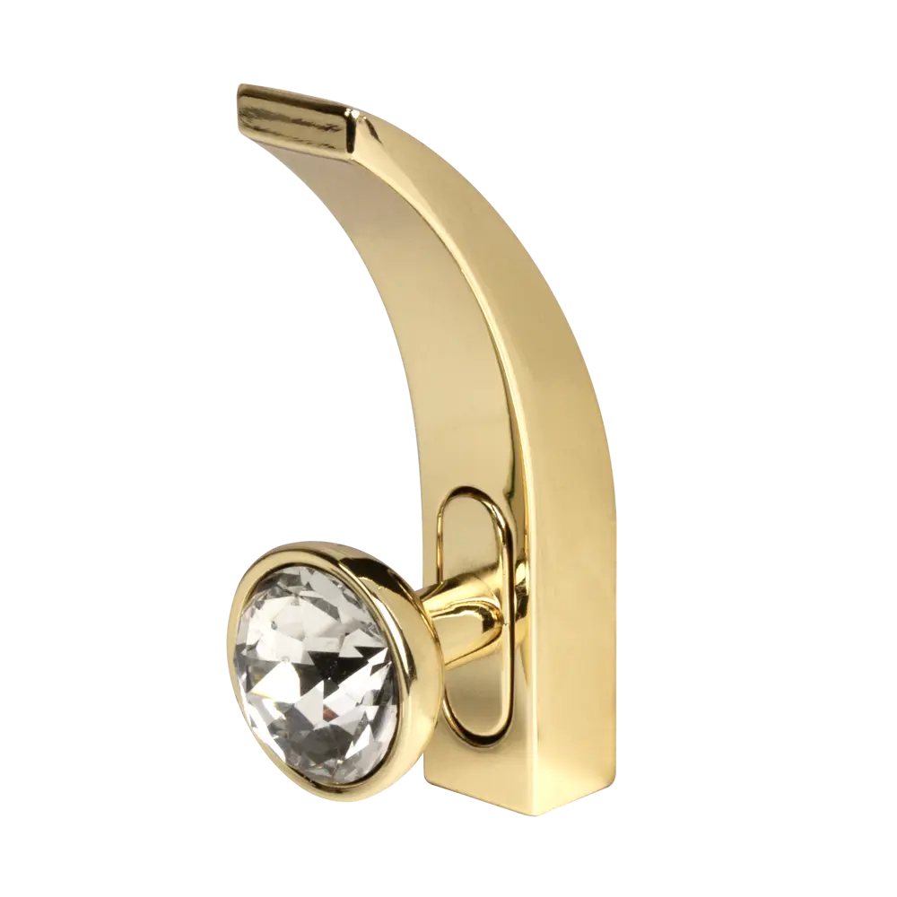 Крючок мебельный Ajax MB-LM/K-004 1.5x7.1x3.7 см цвет золото STLM-2182691