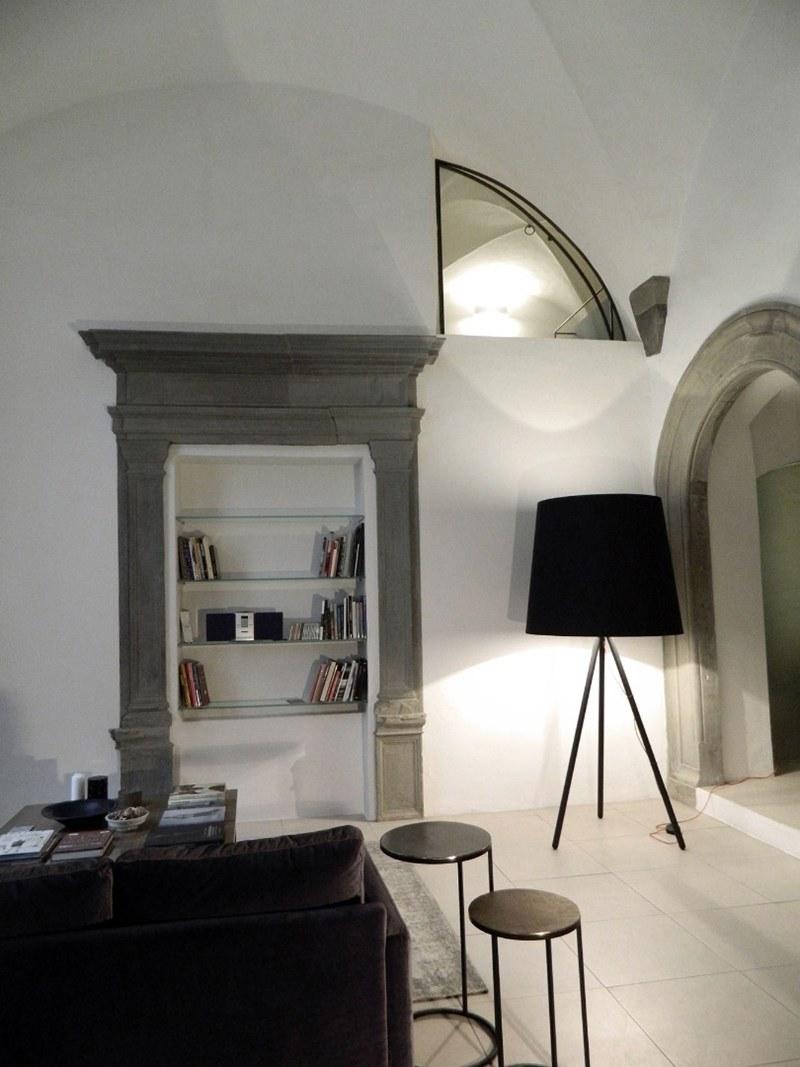 Martinelli Luce Торшер из металла с тканевым абажуром Eva 2270/xg/ne/ne - Вид №4