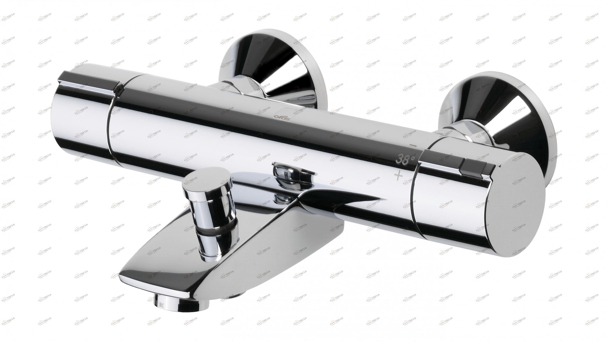 Oras 2875U Cмеситель для ванны и душа 2875U Cubista Хром 