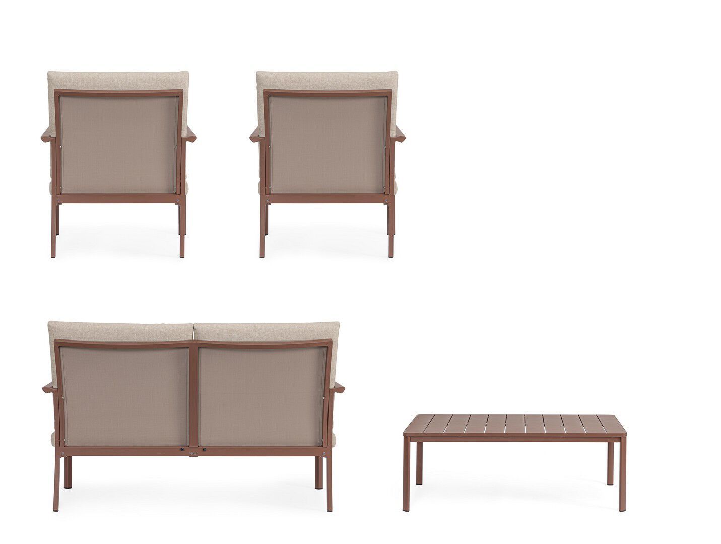 Гостиная алюминиевый сад набор BIZZOTTO Konnor ARCH-00083679 - Вид №8