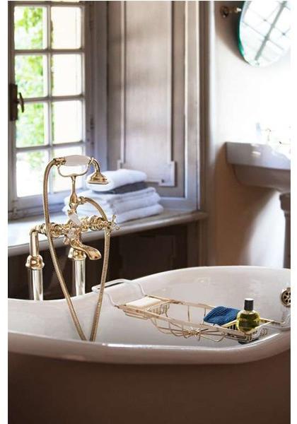 Gentry Home Напольный смеситель для ванны с ручным душем Mayfair sun-id-1379310 - Вид №3