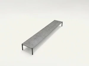 Paola Lenti Прямоугольный садовый столик из стали с порошковым покрытием Plano B47s