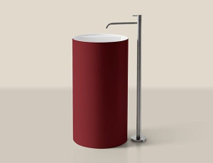 Круглый отдельно стоящий умывальник в Flumood®