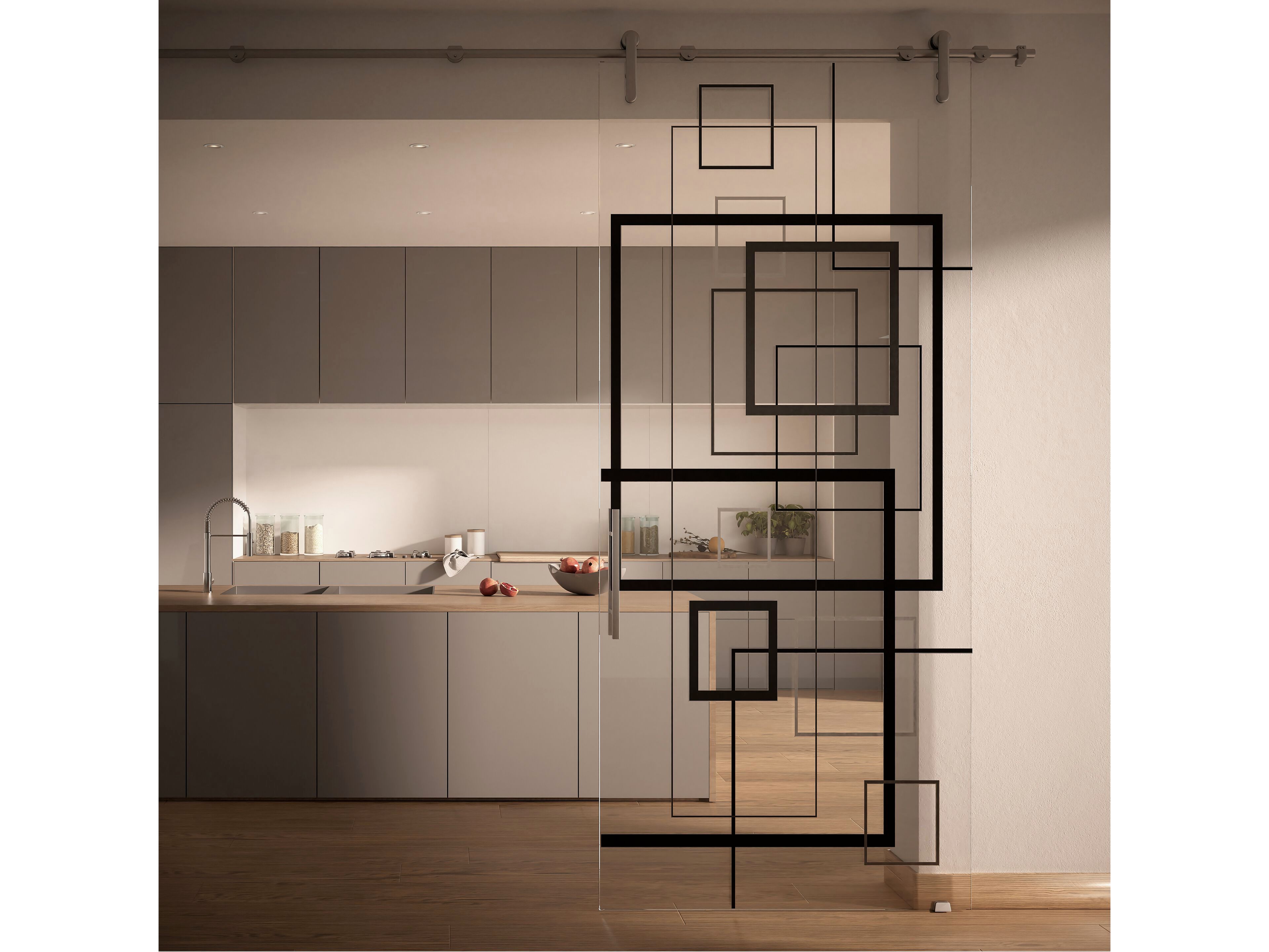 Раздвижные стеклянные двери DIERRE Lucenti ARCH-00125885 - Вид №1