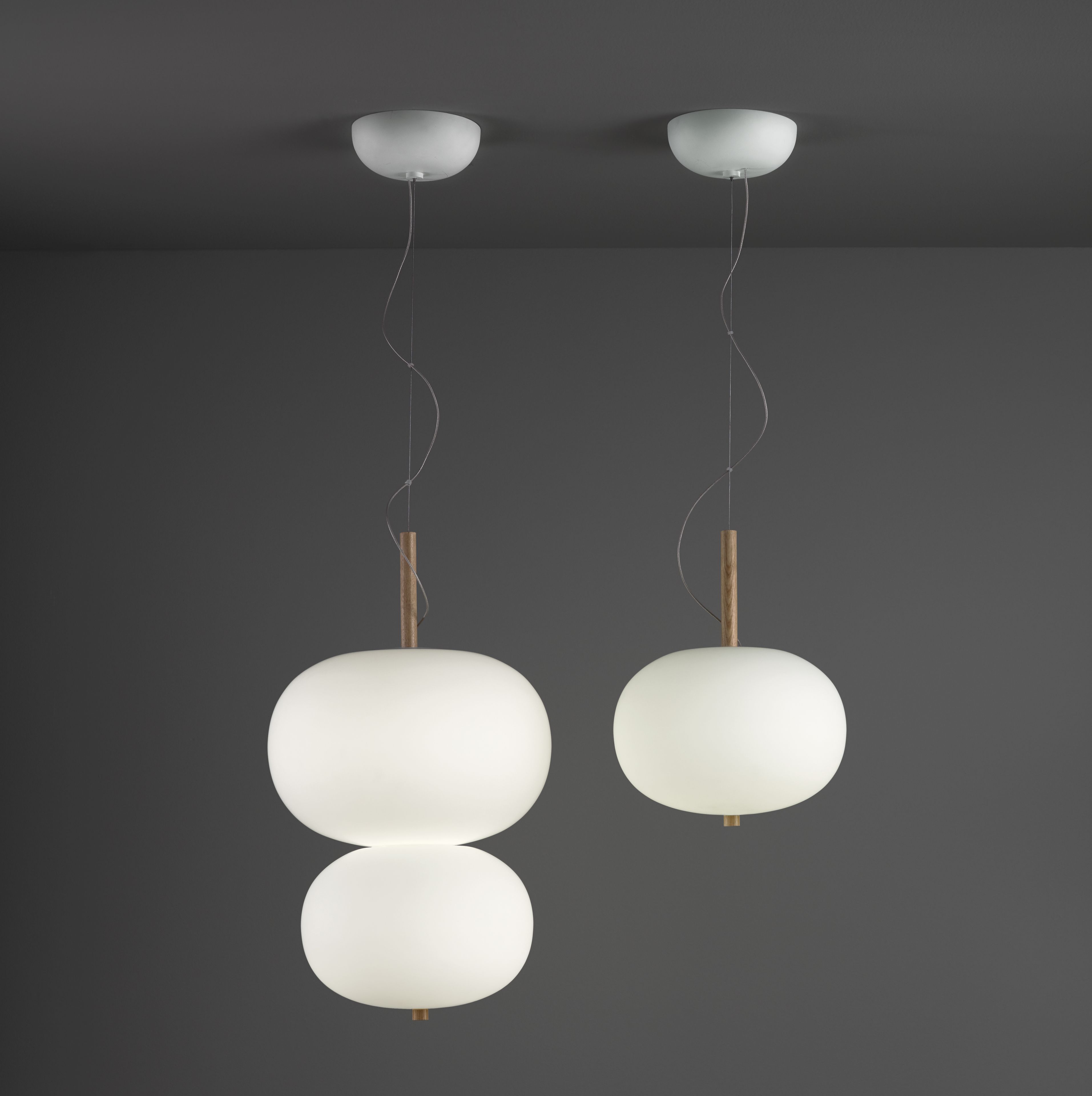 Опаловое стекло светодиодный подвесной светильник LedsC4 Ilargi ARCH-00122309 - Вид №10