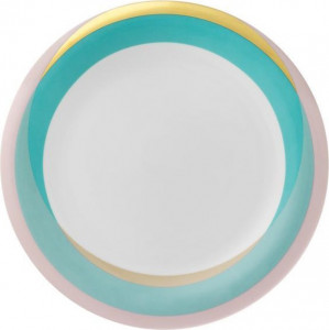 10618423 Furstenberg Тарелка закусочная Furstenberg "Флюен. Игра цвета" 24см Фарфор, Керамика