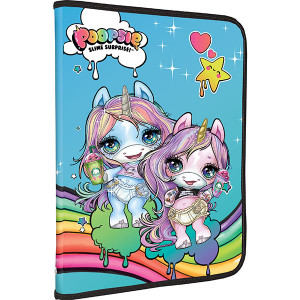 PSHB-US1-CPBFLA4 Poopsie Папка для тетрадей на молнии, А4 Poopsie Surprise Unicorn