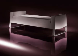 Billiani Мягкая скамья из ткани Inka steel