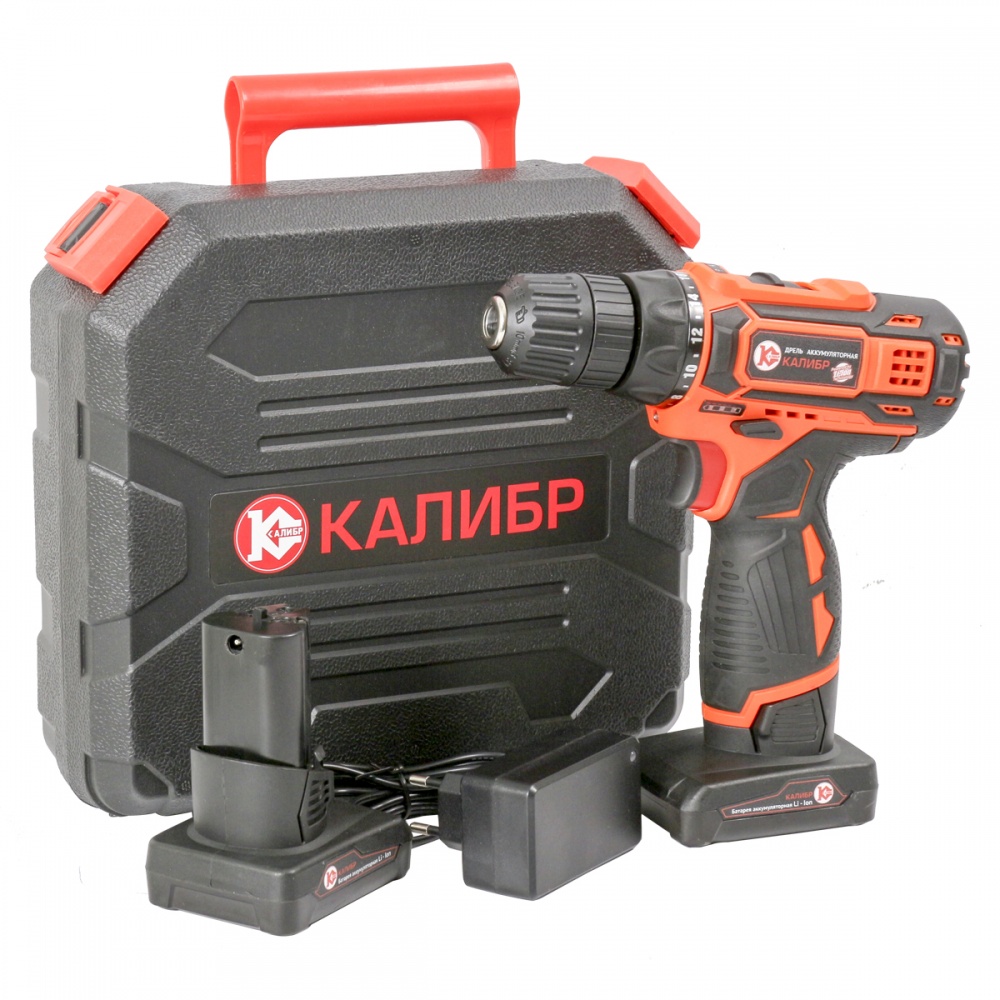 75098 Калибр Аккумуляторная дрель (Li-Ion) ДА-14,4-2М+"  - Вид №3