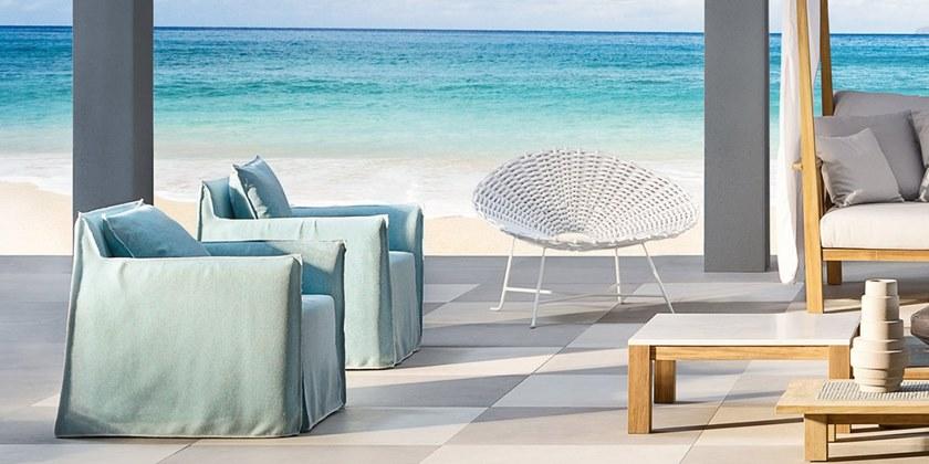 Gervasoni Садовое кресло из ткани со съемным чехлом Gervasoni outdoor sun-id-1421778 - Вид №2