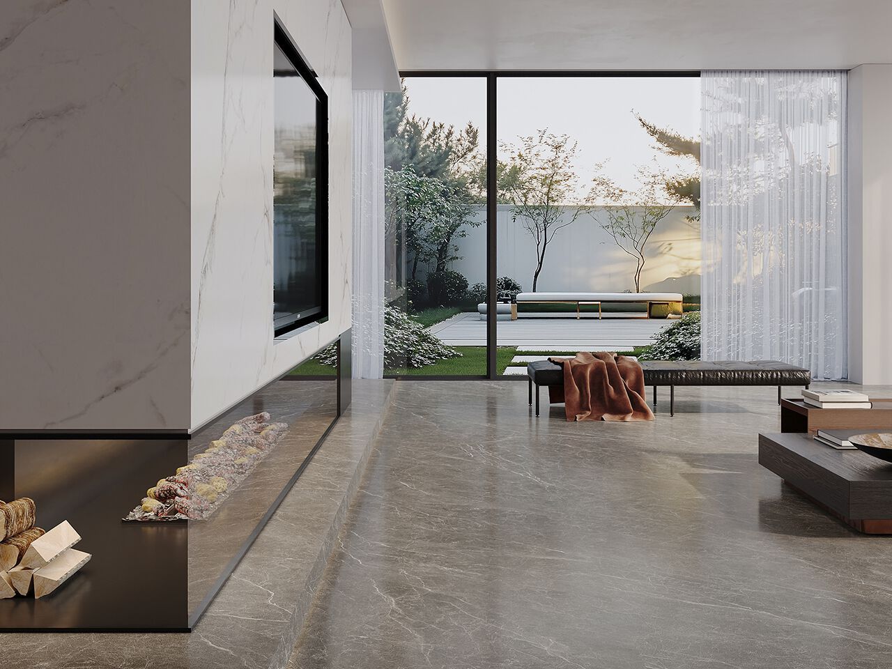 Мраморный пол / покрытие GANI MARBLE TILES CYPRUS GREY ARCH-00068793 - Вид №1