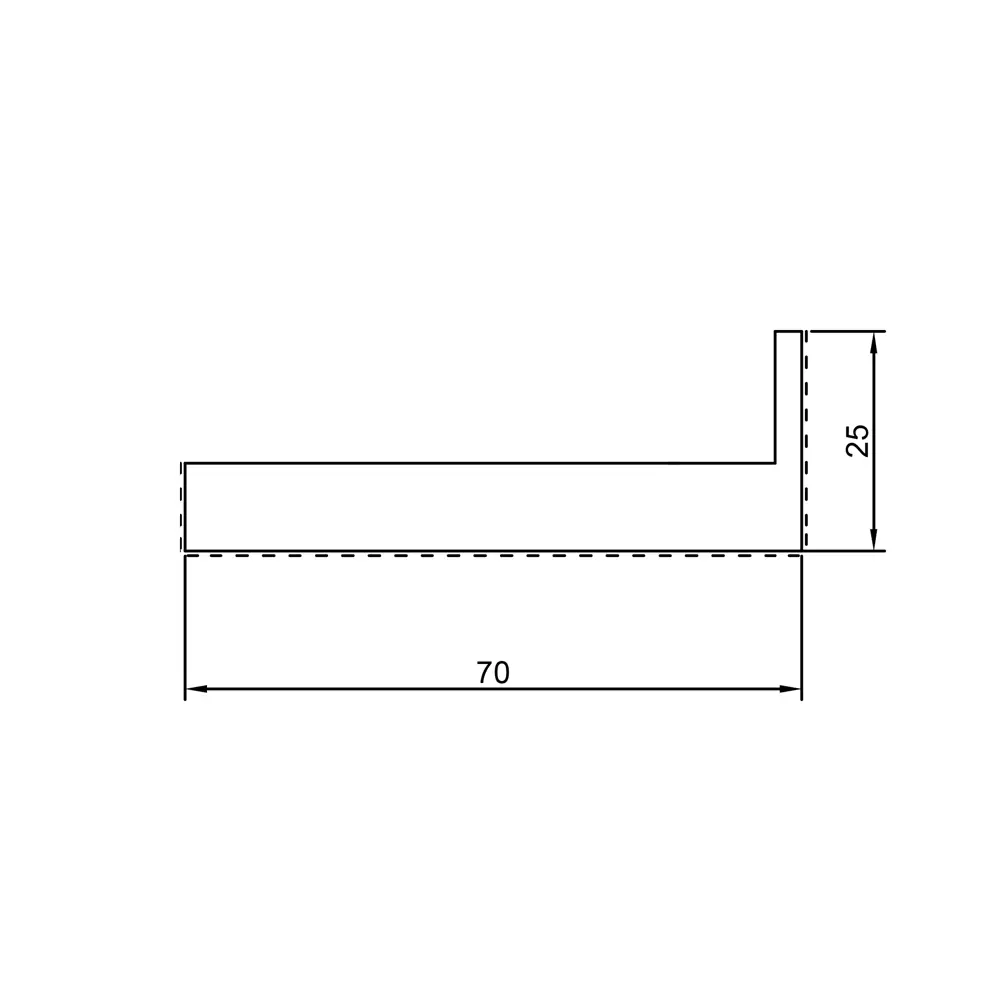 Наличник телескопический Эвора 70x2150 мм ПВХ-ламинация цвет Софт милк VELLDORIS STLM-2083038 - Вид №2