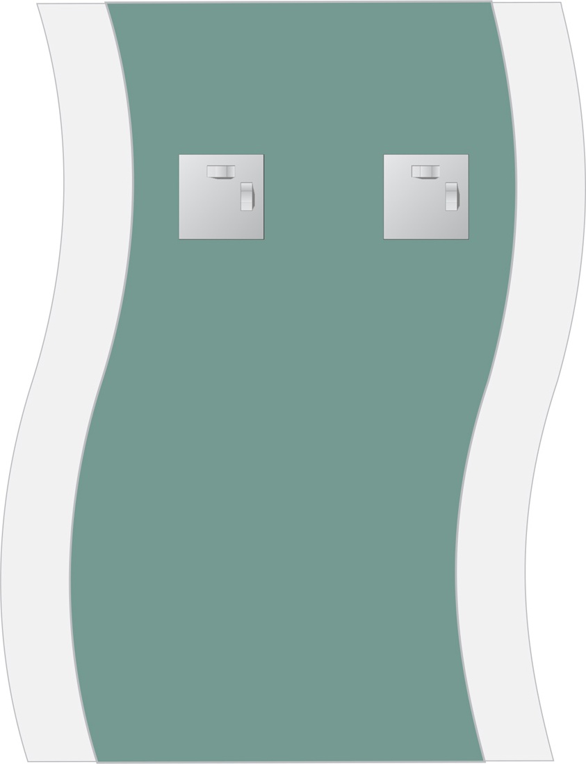 BY 0414 Зеркало с матированием EVOFORM Fashion - Вид №2