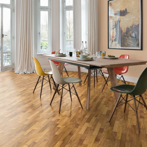 Паркетная доска Haro 4000 Series Top connect Ироко Ироко (Камбала) Натур с брашью (Текстурированная) 2200х180 мм 675181 - Вид №2