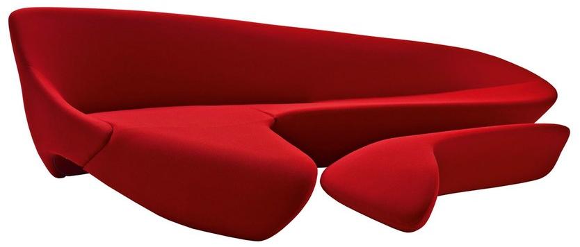 B&B Italia Изогнутый диван с подставкой для ног Moon system sun-id-1391334 - Вид №7