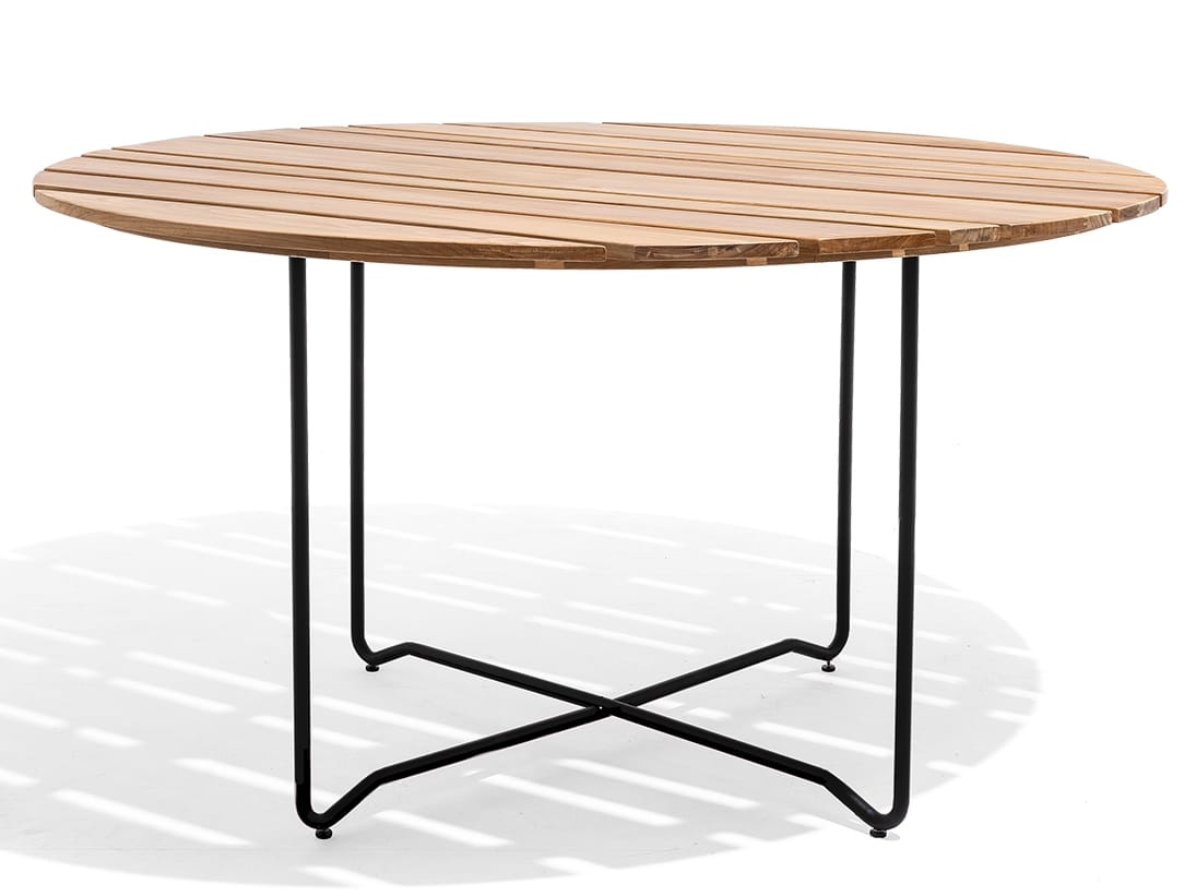 Стальной и деревянный садовый стол Skargaarden Grinda ARCH-00115355