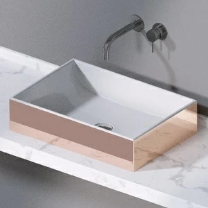 L239257 Накладная раковина на столешницу  прямоугольная A. e T. Italia THIN