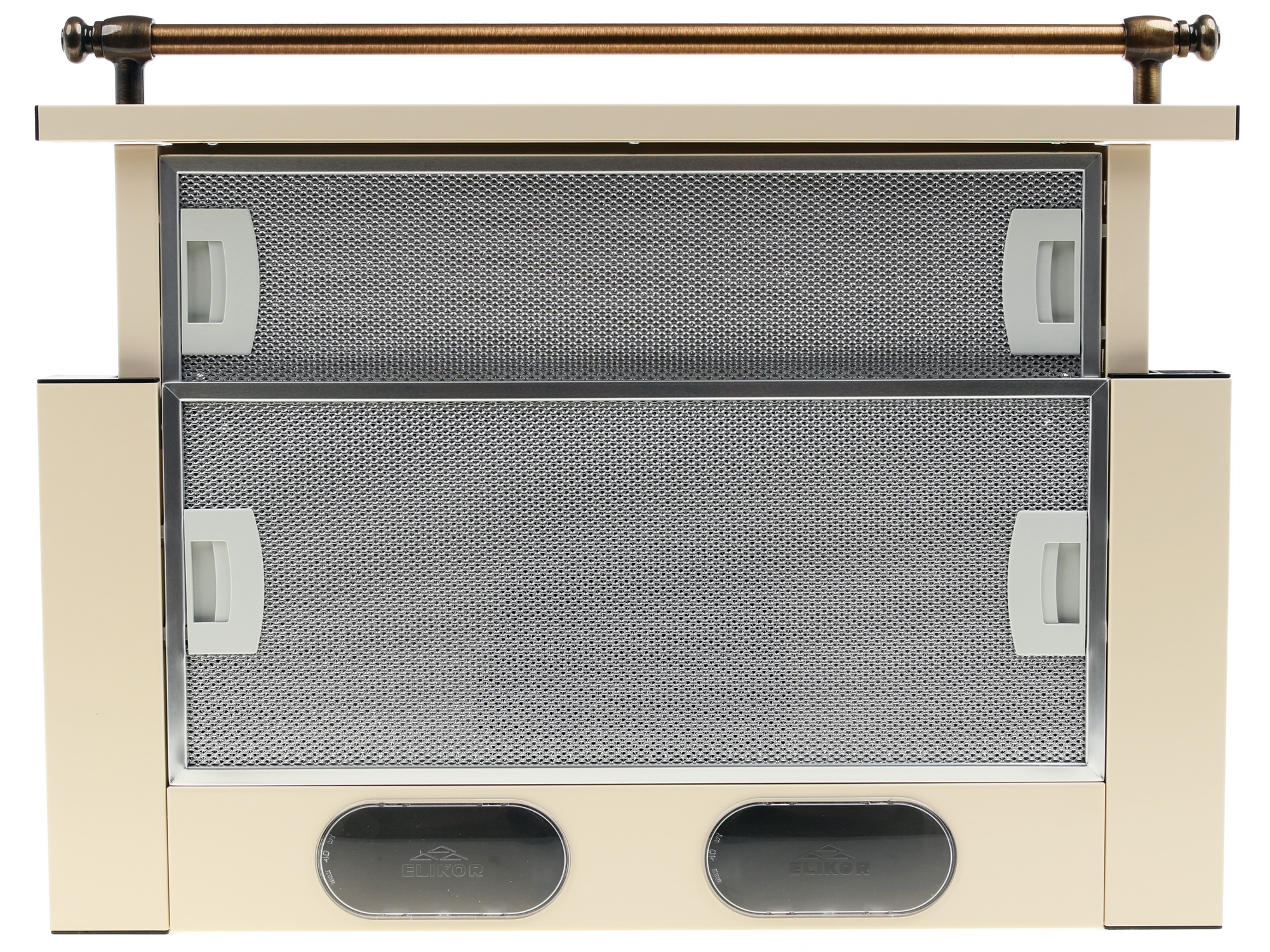 1074652 Вытяжка телескопическая ELIKOR Интегра 60П-400-В2Л бежевый/бронзовый STDN-0122106 - Вид №4