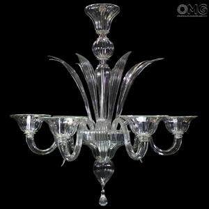1085 ORIGINALMURANOGLASS Люстра Crociferi Lance на 6 лампочек - муранское стекло OMG  см
