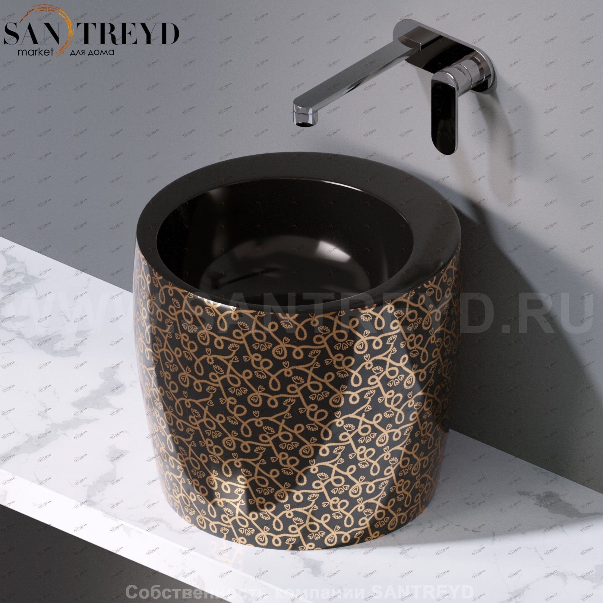 L101401G Накладная раковина на столешницу  круглая A. e T. Italia TOTEM AeT ITALIA