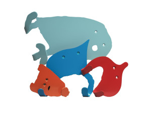 Стальной настенный крючок с порошковым покрытием