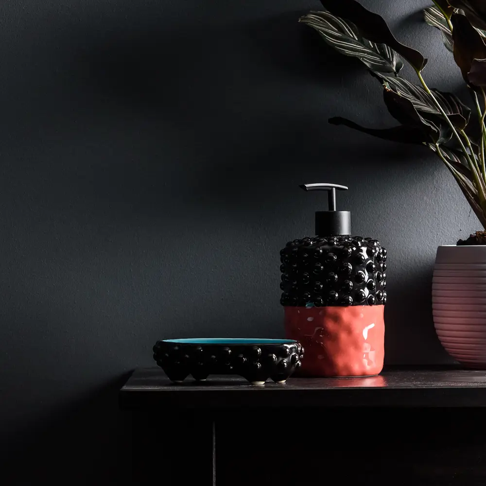 Мыльница Irony цвет чёрный/бирюзовый MOROSHKA STLM-2180274 - Вид №4