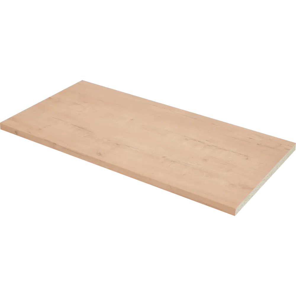 Столешница Delinia Бунратти 240x3.8x60 См ЛДСП Цвет Бежевый ДСП Прямой угол STLM-2124760 - Вид №3