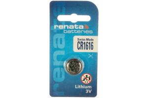 16168746 Литиевая батарейка CR 1616 Li/MnO2, 50mAh, 3V NEW 12664 Renata