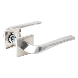 Дверная ручка на розетке Armex H-30117-A без запирания цвет никель